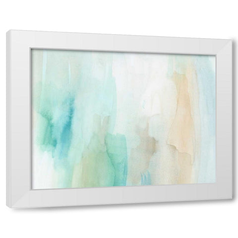 Zenith III White Modern Wood Framed Art Print by Essue, Christina