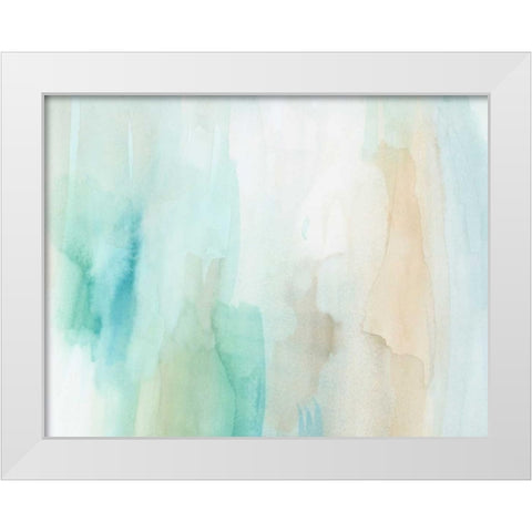 Zenith III White Modern Wood Framed Art Print by Essue, Christina