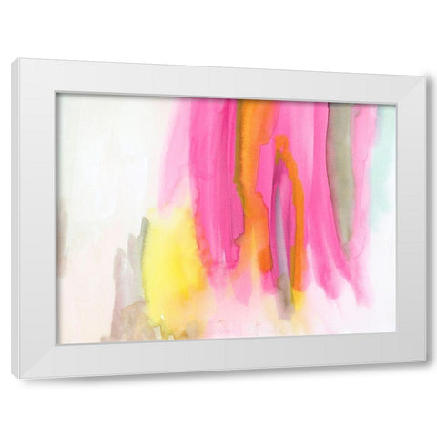 Dulcet II White Modern Wood Framed Art Print by Essue, Christina