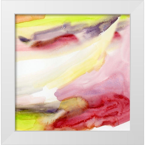 Crystaline I White Modern Wood Framed Art Print by Essue, Christine