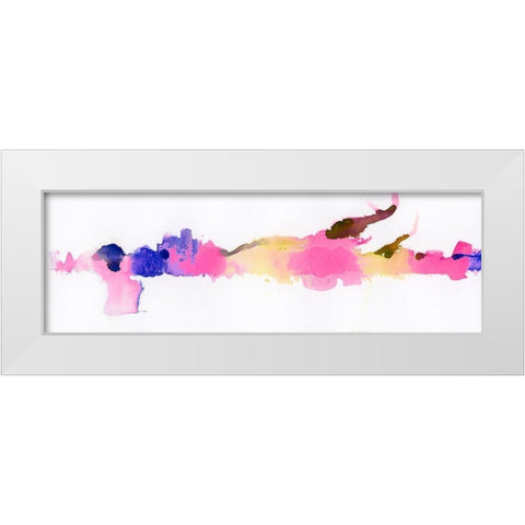 Fringe III White Modern Wood Framed Art Print by Essue, Christina