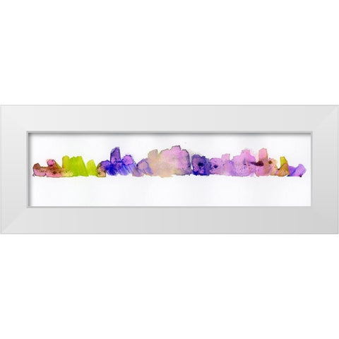 Mist II White Modern Wood Framed Art Print by Essue, Christina
