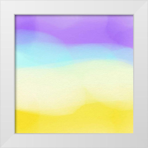 Glowing White Modern Wood Framed Art Print by Essue, Christina