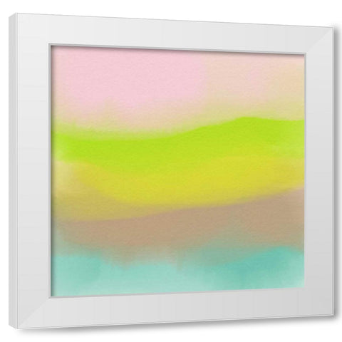 Echo White Modern Wood Framed Art Print by Essue, Christina