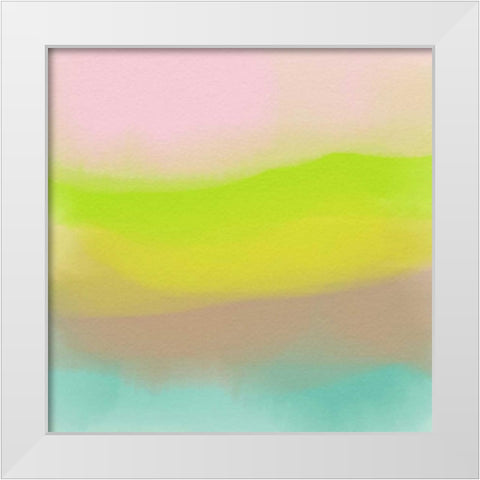 Echo White Modern Wood Framed Art Print by Essue, Christina