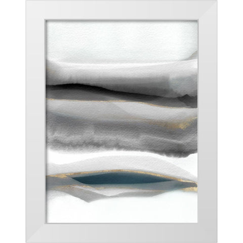 Sequence  White Modern Wood Framed Art Print by Essue, Christina