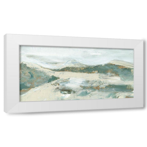 Spring Ski MountianÂ  White Modern Wood Framed Art Print by Project C