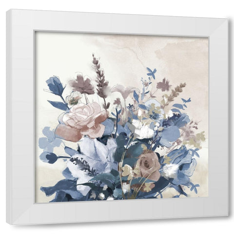 Meadow Magic White Modern Wood Framed Art Print by Jacob Q