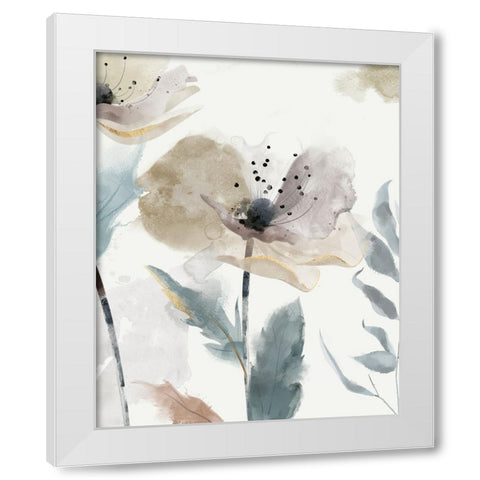 Enchanted Garden I White Modern Wood Framed Art Print by Jacob Q