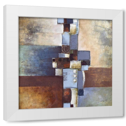 Inspiration White Modern Wood Framed Art Print by Clearwater, Raymond