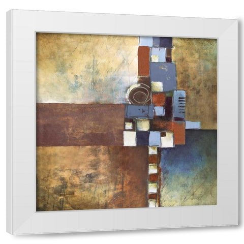 Contemplation White Modern Wood Framed Art Print by Clearwater, Raymond