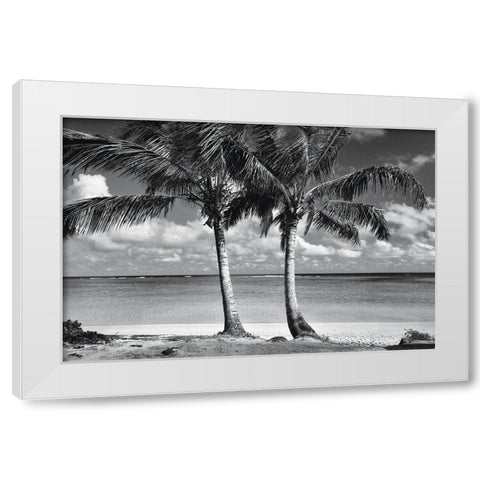 Summer Breezes I White Modern Wood Framed Art Print by Frates, Dennis