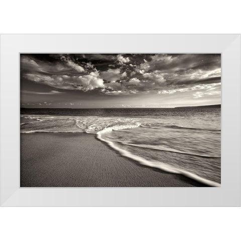 Tranquility II White Modern Wood Framed Art Print by Frates, Dennis