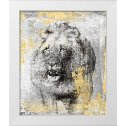 King White Modern Wood Framed Art Print by Peregojina, Dina