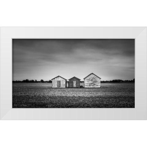 Frosty Winter White Modern Wood Framed Art Print by Orlov, Irena
