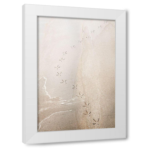 Just Passing By White Modern Wood Framed Art Print by Kirshner, Dmitry