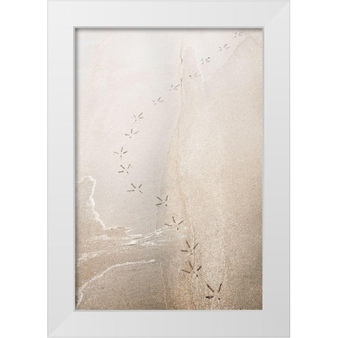 Just Passing By White Modern Wood Framed Art Print by Kirshner, Dmitry