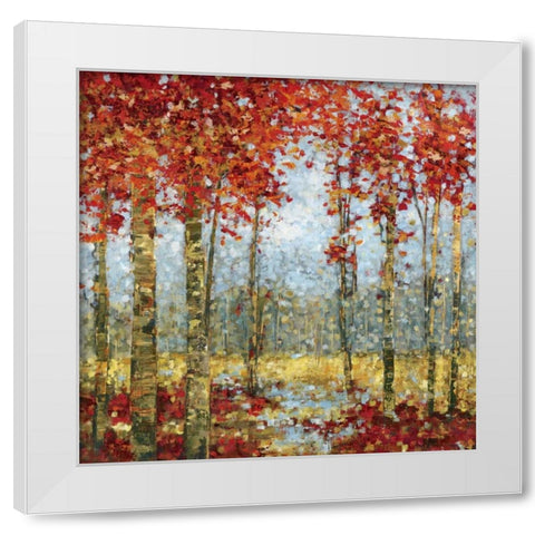 Into the Light II White Modern Wood Framed Art Print by Dolce, Carmen