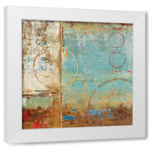 Composition I White Modern Wood Framed Art Print by Dolce, Carmen