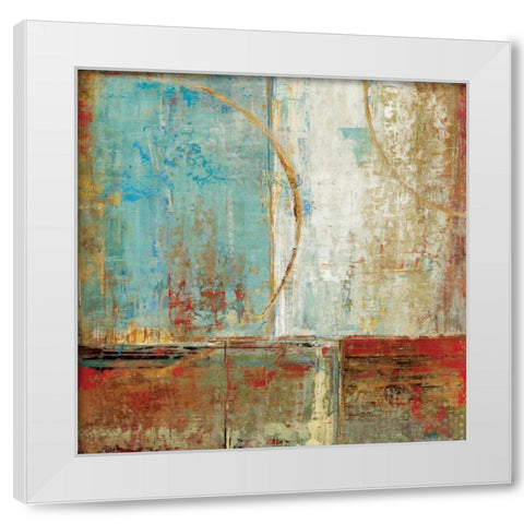 Composition II White Modern Wood Framed Art Print by Dolce, Carmen