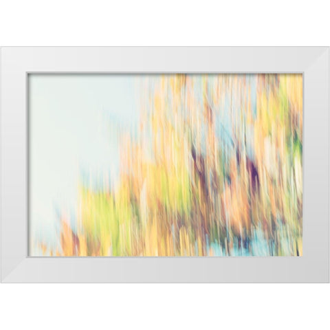 Back to September II  White Modern Wood Framed Art Print by SD Enterprises