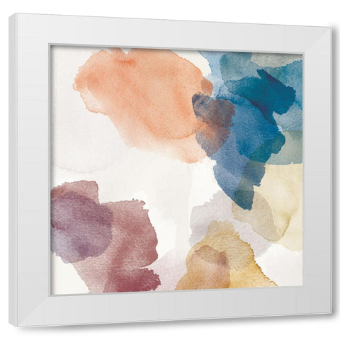 Flow of Spring I White Modern Wood Framed Art Print by Savone, Daniela