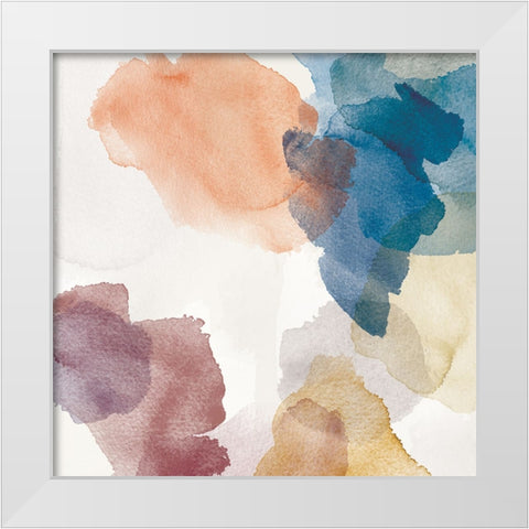 Flow of Spring I White Modern Wood Framed Art Print by Savone, Daniela