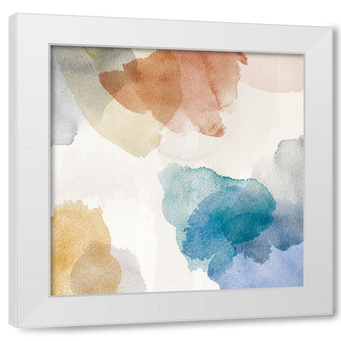 Flow of Spring II White Modern Wood Framed Art Print by Savone, Daniela