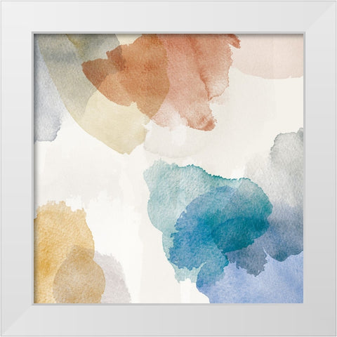 Flow of Spring II White Modern Wood Framed Art Print by Savone, Daniela