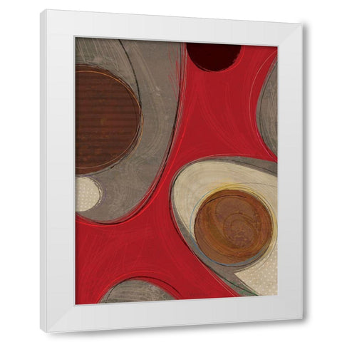 Evolution III White Modern Wood Framed Art Print by Varrasso, Enrico