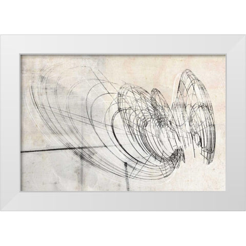 Traipse I White Modern Wood Framed Art Print by Varrasso, Enrico