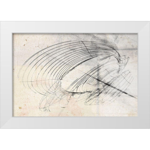 Traipse II White Modern Wood Framed Art Print by Varrasso, Enrico