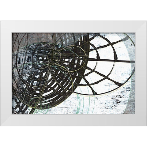 Discovery III White Modern Wood Framed Art Print by Varrasso, Enrico
