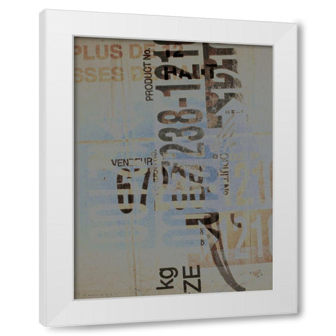 Greek to Me VIII White Modern Wood Framed Art Print by Varrasso, Enrico