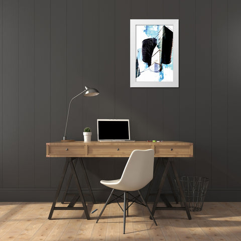 Sillo IX White Modern Wood Framed Art Print by Varrasso, Enrico