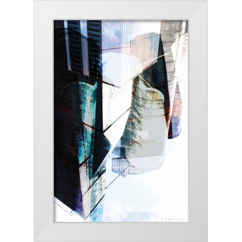 Sillo XII White Modern Wood Framed Art Print by Varrasso, Enrico