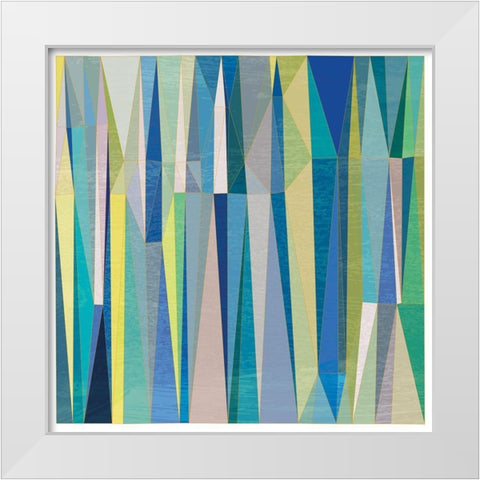Summer Ice II White Modern Wood Framed Art Print by Varrasso, Enrico