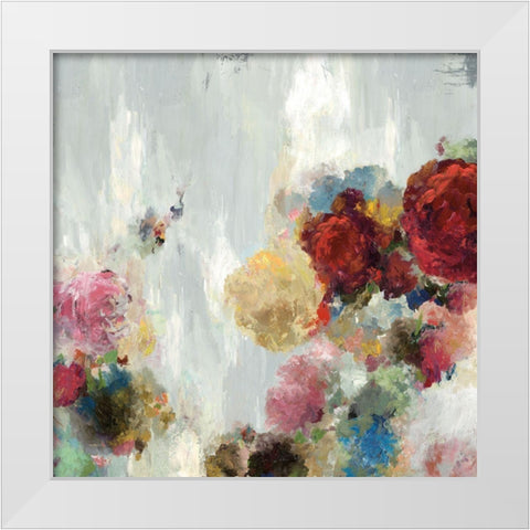 September II White Modern Wood Framed Art Print by Ella K.