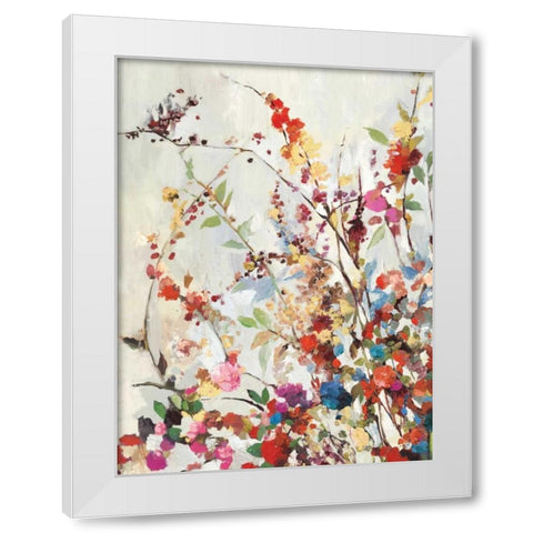 Early Bloom II White Modern Wood Framed Art Print by K, Ella