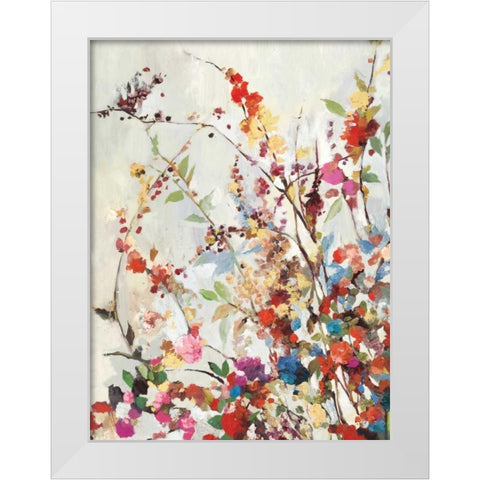 Early Bloom II White Modern Wood Framed Art Print by K, Ella