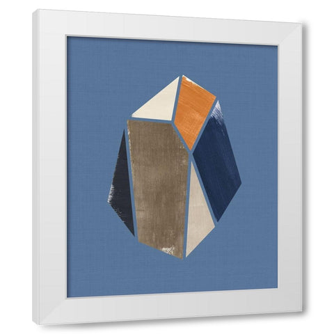 Moon Crystal II White Modern Wood Framed Art Print by Leonard, Sarah
