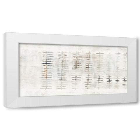Gleaning White Modern Wood Framed Art Print by Leonard, Sarah