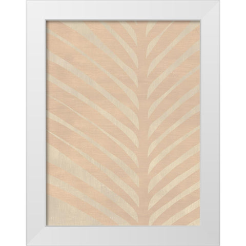 Natural beauty III White Modern Wood Framed Art Print by Leonard, Sarah