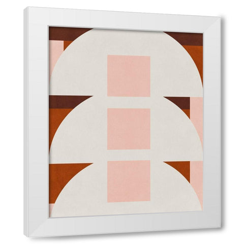 Echo of Love I  White Modern Wood Framed Art Print by Leonard, Sarah