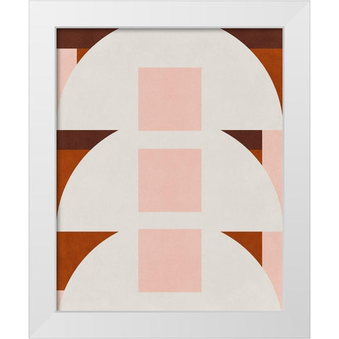 Echo of Love I  White Modern Wood Framed Art Print by Leonard, Sarah
