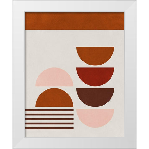 Echo of Love III  White Modern Wood Framed Art Print by Leonard, Sarah