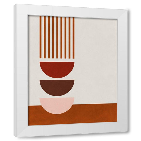 Echo of Love IV White Modern Wood Framed Art Print by Leonard, Sarah