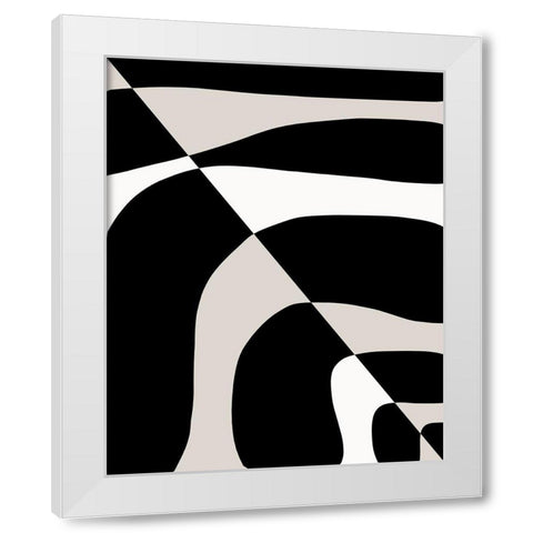 Elegance of Creation  White Modern Wood Framed Art Print by Leonard, Sarah