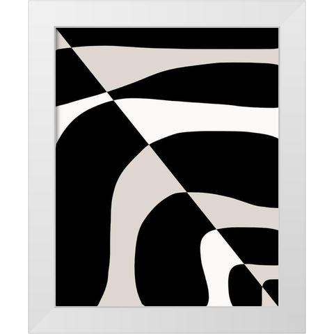 Elegance of Creation  White Modern Wood Framed Art Print by Leonard, Sarah