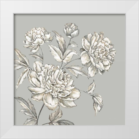 Botanical I White Modern Wood Framed Art Print by Watts, Eva